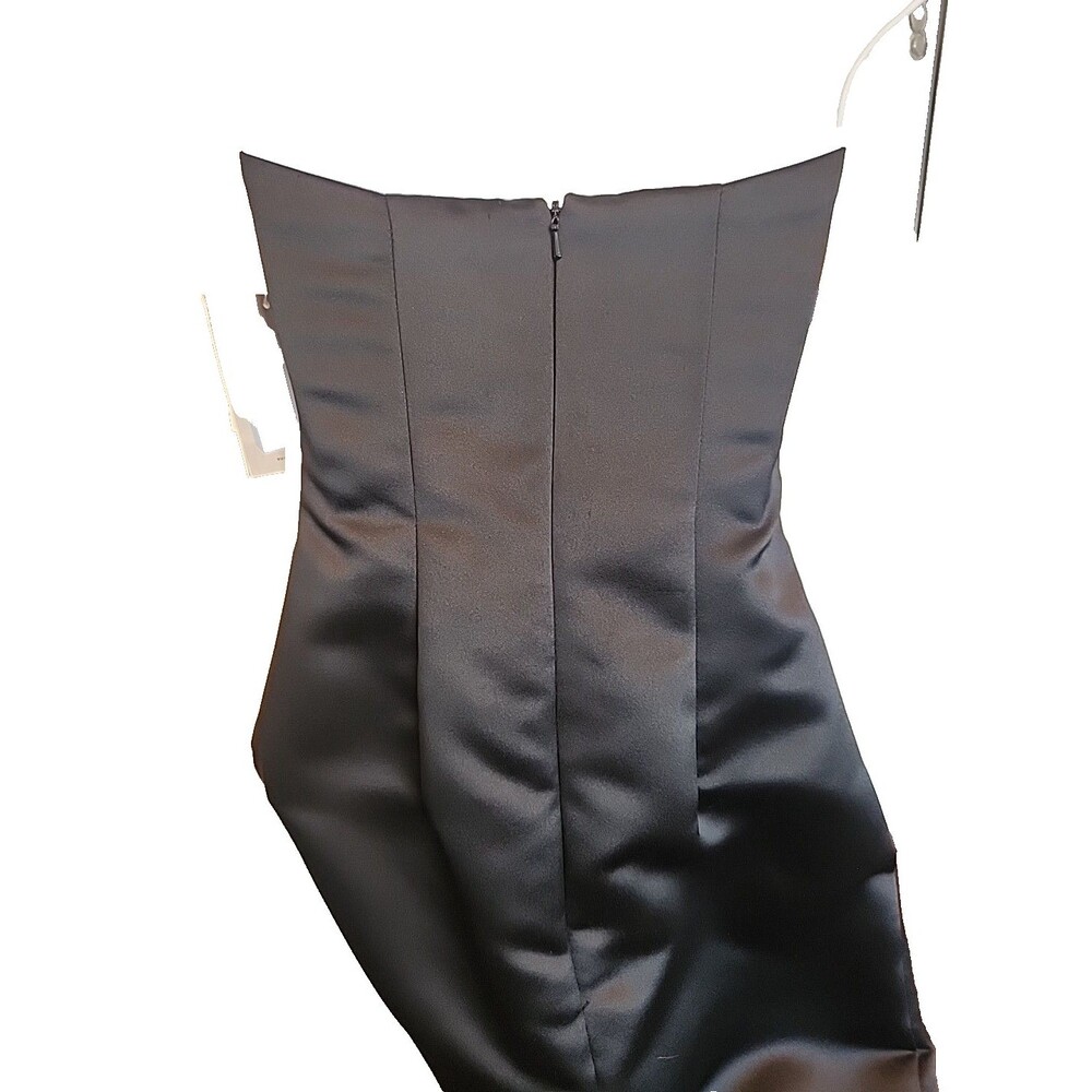 Women's Jessica McClintock Black Formal Dress Size 1 - Picture 3 of 8